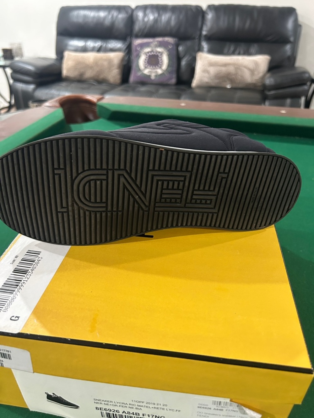 Fendi Lycra Ric Mattel FF Sneakers - Picture 4 of 6